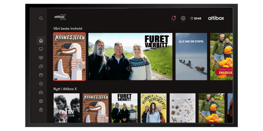 Tv tjenesten Altibox X